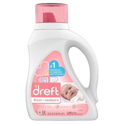 Dreft Stage 1:  Newborn Baby Liquid Laundry Detergent - 46 fl oz