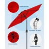7.5FT Patio Umbrella Outdoor, Market Umbrella, Table Umbrella with Push Button Tilt and Crank, 6 Sturdy Ribs UV Protection Waterproof - 4 of 4
