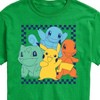 Men's - Pokémon - Group Checker Frame Short Sleeve Graphic T-Shirt - 2 of 4