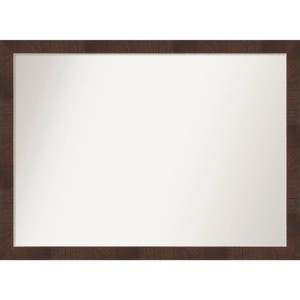 41" x 30" Non-Beveled Wildwood Brown Narrow Wall Mirror - Amanti Art: Modern Polystyrene Frame, Wall Mounted - 1 of 4