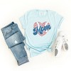 Simply Sage Market Women's Baseball Mom Heart Short Sleeve Graphic Tee - 3 of 4