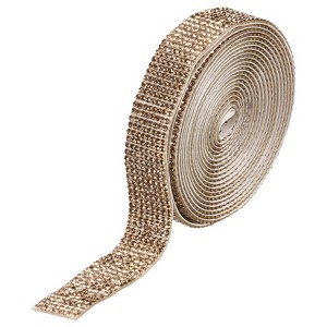 Unique Bargains Self-Adhesive Crafts Decorations Crystal Rhinestone Diamond Ribbons - 1 of 4