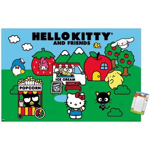 Trends International Hello Kitty and Friends - Field Unframed Wall Poster Prints - 1 of 4