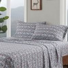 Sapphtopaz Bedding Set, Cotton Flannel Brushed on Both Sides Bedding Set 1 Fitted Sheet, 1 Flat Sheet, and Pillowcases, Machine Washable - 2 of 4