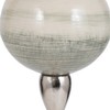Modern Metal Glass Stone Aluminum Pillar and Taper Holder Decorative Candle Stand Contemporary Single Accent Piece - 4 of 4