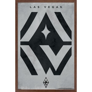 Trends International WNBA Las Vegas Aces - Logo 25 Framed Wall Poster Prints - 1 of 4