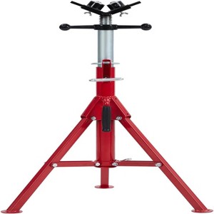 COZONY Adjustable Pipe Stand, 28-52 Inch Height V Head 4 Ball Transfer for 1/8-12 Inch Pipe Welding Fabrication - 1 of 4