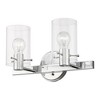 Livex Lighting Munich 2 - Light Vanity in  Polished Chrome - 3 of 4