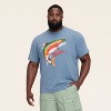 Adult Rainbow Trout Graphic Print Short Sleeve Crewneck T-Shirt - Woolrich x Target Blue - 2 of 4