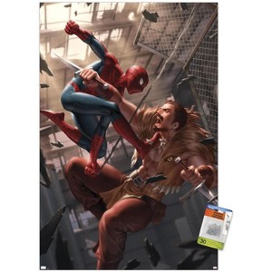Trends International Marvel Comics - Spider-Man - Battle with Kraven Unframed Wall Poster Prints - 1 of 4