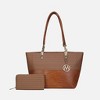 MKF Collection Sasha Tote Women’s Vegan Leather Spacious Interior Handbag by Mia K - 2 of 4