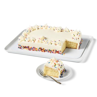 ¼ Sheet Buttercreme Vanilla Cake - 4lbs - Favorite Day™