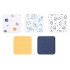 buybuy BABY by Evolur Secret Garden 6 pc Gift Set - Hooded Towel & 5pc Wash Cloths - 3 of 4
