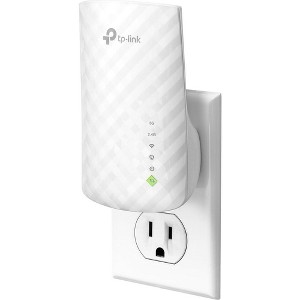 TP-Link AC750 Dual Band Wi-Fi Range Extender Repeater Access Point w/Mini Housing Design Extends Wi-Fi White (RE200) Manufacturer Refurbished - 1 of 4