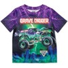 Monster Jam Grave Digger El Toro Loco Megalodon Truck 3 Pack T-Shirts Little Kid to Big - 4 of 4