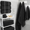 American Soft Linen 100% Cotton Luxury Turkish 4 Piece Bath Towel Set, 27x54 inches Soft Quick Dry Bath Towels for Bathroom - 2 of 4