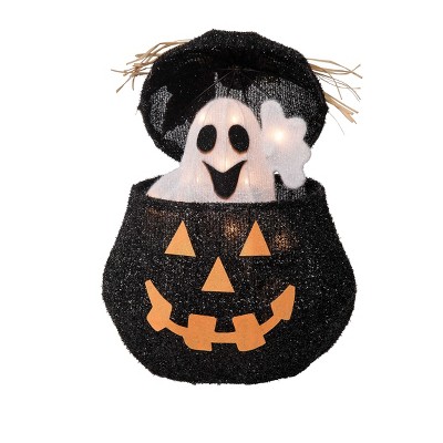 Season's Designs Christmas 16" Animated Pumpkin W/Moving Lid And Gh