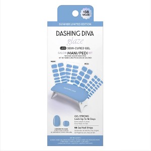 Dashing Diva Glaze - The Bitesize Blue Mani/Pedi Kit - 1 of 4