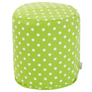 Majestic Home Goods,Pouf Polka Dot (Large) - 1 of 4