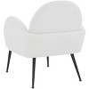 Crystalyn Boucle Accent Chair - SFV4790 - Safavieh Couture - 4 of 4