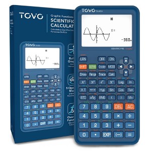 TOVO Scientific Graphing Calculator, 360 Functions, Large Screen, Intuitive UI, for High School, Advanced Math & Beginners, TS259 - 1 of 4