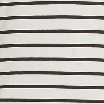 ivory/black breton stripe
