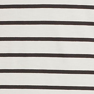 ivory/black breton stripe