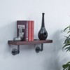 23.5" x 7.3" Industrial Pipe Wall Shelf - Danya B. - image 2 of 4