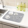 REGALWOVEN Absorbent Microfiber Dish Drying Mat 15.7 x 11.8 Inch 1 Pc - 2 of 4