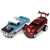Greenlight Collectibles 1/64 Zingers Chevrolet Twin Pack, 1973 Cheyenne and 2011 Camaro,  Johnny Lightning, JLSP221A - 2 of 2