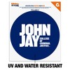 John Jay College of Criminal Justice Primary Logo Automotive Car Window Locker Circle Bumper Sticker - 2 of 4