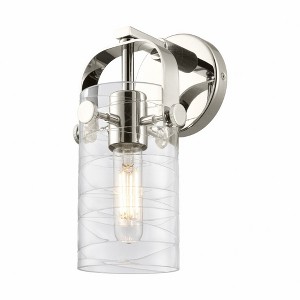 Pilaster II Cylinder - 1 Light Wall Sconce In Contemporary Style-10.5 Inches Tall and 4.5 Inches Wide - 1 of 1