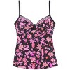 Women's Printed Underwire Tankini Swimsuit Top - LASCANA - 4 of 4