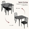 Wooden Table & Chair Set,Dining Table Set for 4 with Upholstered Chairs,4-Person Kitchen Table Set, Easy to Assemble Compact Dining Room Set - 2 of 4