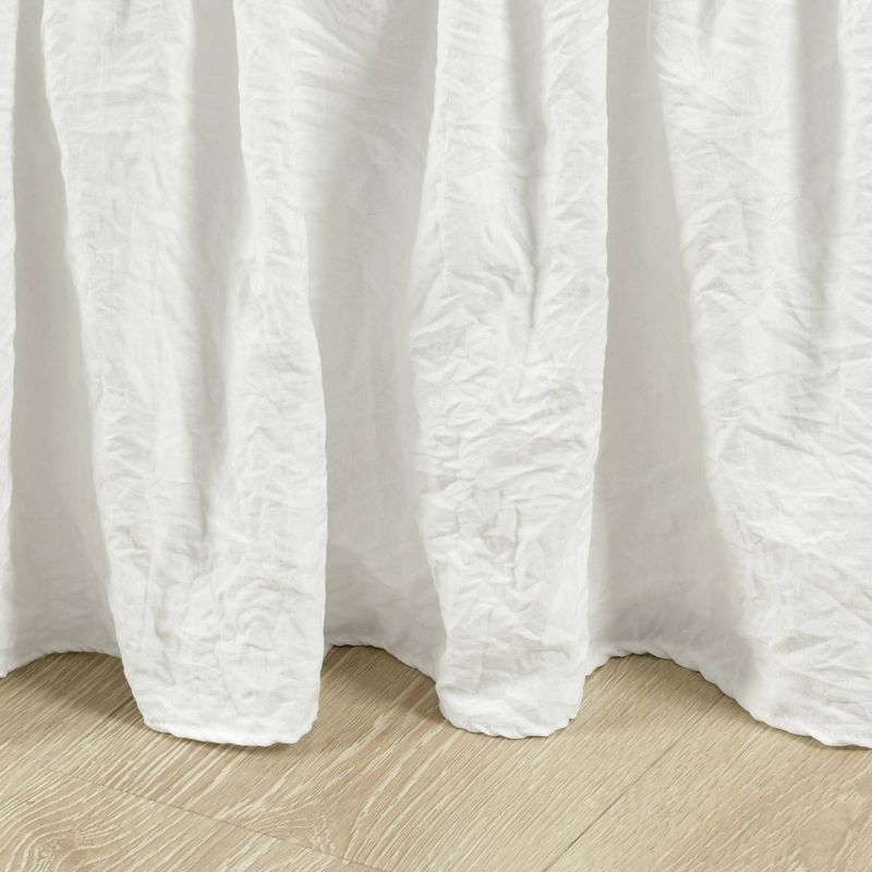Ruched Ruffle Elastic Easy Wrap Around Bedskirt - Lush Décor, 6 of 8