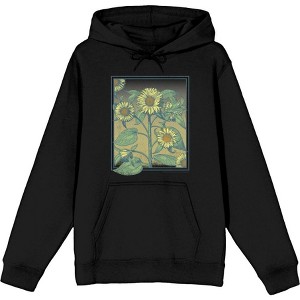 Natural World Sunflower Frame Adult Long Sleeve Hoodie - 1 of 2