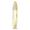 EVERLY JEWELRY | Yellow Plated Sterling Silver 1/10 CT TW Diamond Fashion Ring - 2 of 4