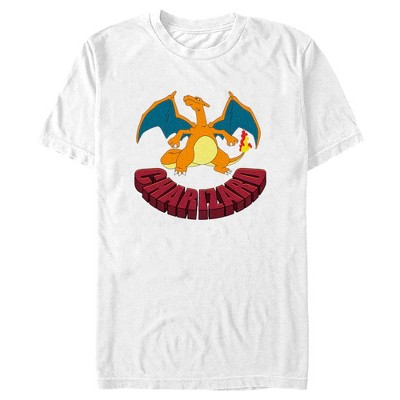 Men's Pokemon Charizard Portrait T-shirt - White - Small : Target