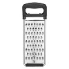 Cuisinart 2-in-1 Detachable Grater: Stainless Steel, Flat Cheese Grater, Dishwasher-Safe, Silver & Black, 2 Pieces - image 2 of 4