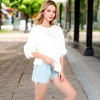 Anna-Kaci Women's Oversized Long Sleeve Pullover Sweatshirt with Drop Shoulders and Side Slits - 3 of 4