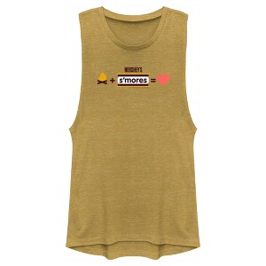 Juniors Womens HERSHEY'S S'mores Equation Festival Muscle Tee - 1 of 4