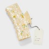 Jumbo Claw Hair Clip Acrylic Flower Print - A New Day™ - 2 of 3