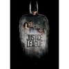 Justice League Mve Batman and Heroes Men's Black T-Shirt - 2 of 2
