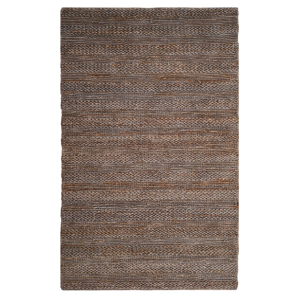 5'x8' Beige Solid Woven Area Rug - Safavieh