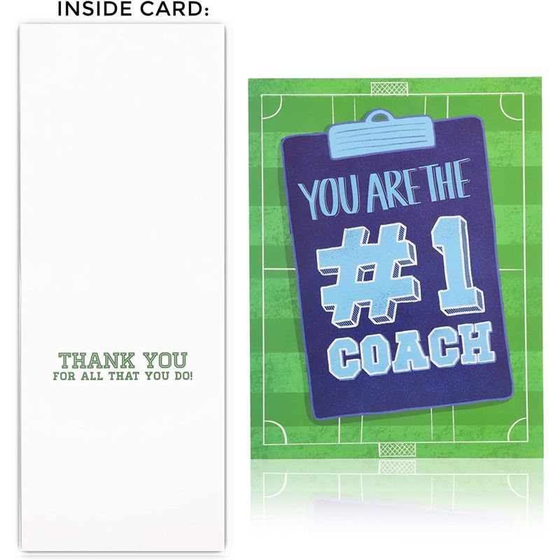Pipilo Press 3 Pack Jumbo Thank You Coach Card with Envelopes for Teacher Appreciation, Mentors, Letter-Size, 8.5 x 11 In, 5 of 7