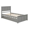 CAVINAS Twin/Full Size Modern Platform Bed with Under-Bed Drawers/Trundle,Wooden Bed Frame for Kids Room,Bedroom - 3 of 4