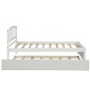 Streamdale Twin size Platform Bed Wood Bed Frame with Trundle, White - image 3 of 4