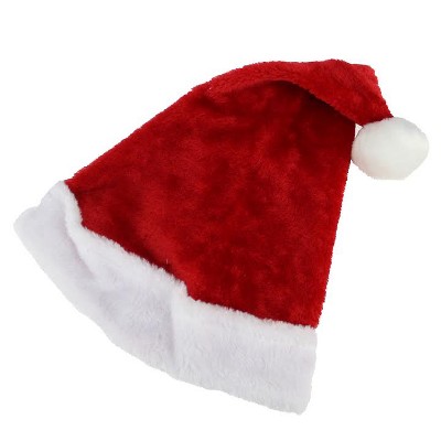 plush purple santa hat