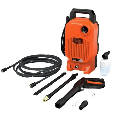 Black & Decker BEPW1600 1600 Max PSI 1.2 GPM Corded Cold Water Pressure Washer