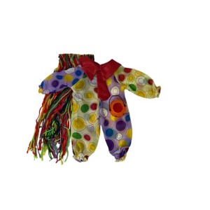 Doll Clothes Superstore Handmade Clown Costume For Boy And Girl 18 Inch Dolls Like Our Generation American Girl My Life Dolls - 1 of 4